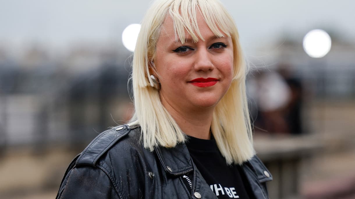 La créatrice Jeanne Friot présente sa collection hommes Printemps-Eté 2025 à Paris, le 19 juin 2024.