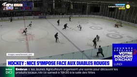 Hockey sur glace: les Diables Rouges s'inclinent face aux Aigles de Nice