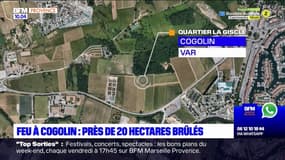 Var: plusieurs départs de feu vers Grimaud et Cogolin, 20 hectares brûlés