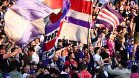 Des supporters de Toulouse contre Niort