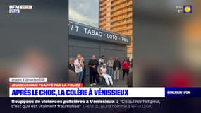 Jeune homme frappé par la police: après le choc, la colère à Vénissieux