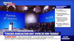 Emmanuel Macron: "chaque agriculteur doit vivre de son travail"