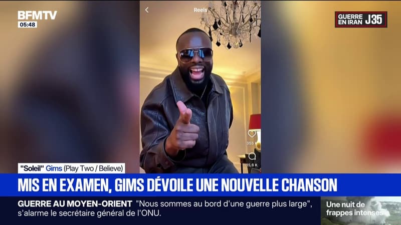 Gims ironise sur sa mise en examen dans son nouveau single "Soleil"