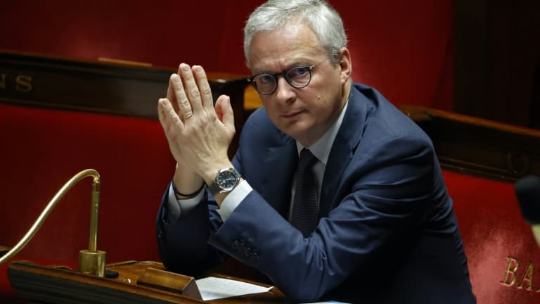 Bruno Le Maire à l'Assemblée nationale le 17 avril 2020