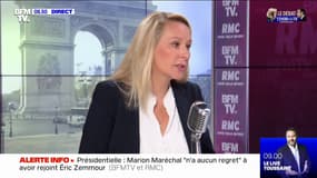 Marion Maréchal sur RMC et BFMTV le 20 avril 2022
