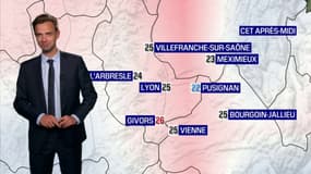 Météo Rhône: un jeudi bien ensoleillé, 25°C à Lyon