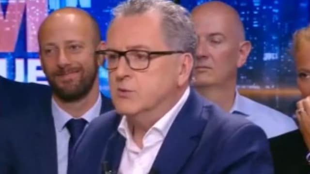 Richard Ferrand sur le plateau de BFMTV
