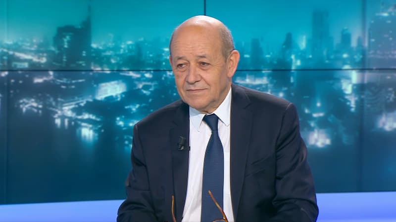 Jean-Yves Le Drian sur BFMTV le 19 avril.