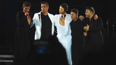 Le boys band Take That en 2011