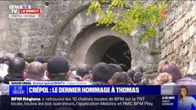 "Il croquait la vie à pleines dents": le discours du grand-père de Thomas lors de ses obsèques