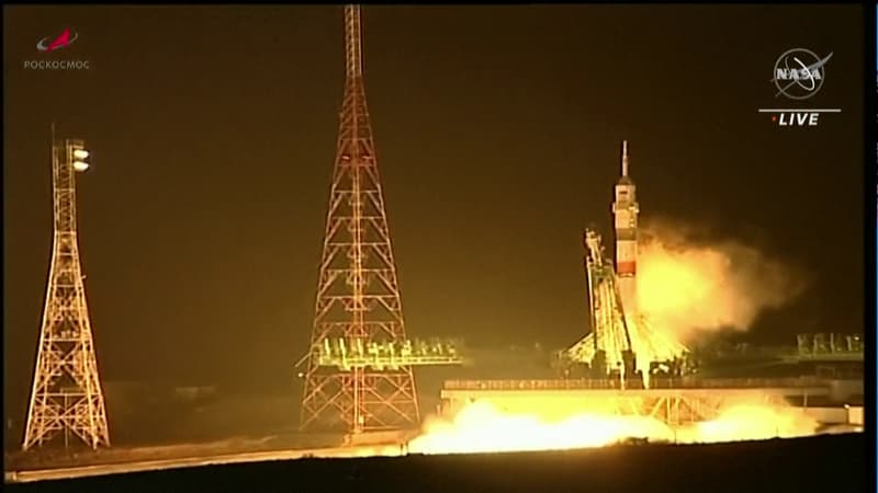 La Russie envoie un vaisseau Soyouz vers l'ISS pour porter secours à deux cosmonautes et un astronaute
