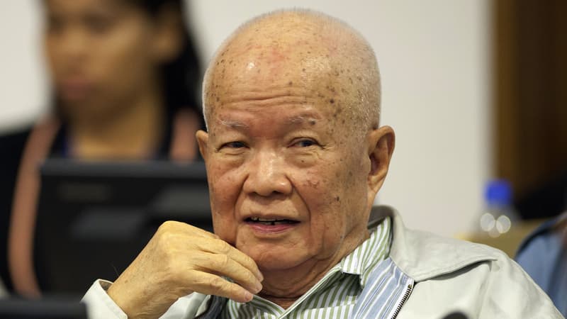 Khieu Samphan, ancien chef de l'Etat du "Kampuchéa démocratique".