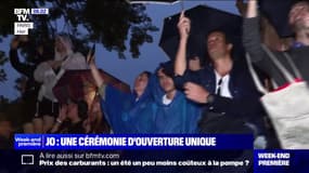 "C'est un moment inoubliable": les spectateurs de la cérémonie d'ouverture des JO sont comblés malgré la pluie
