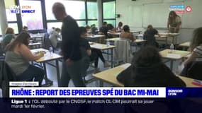Rhône : report des épreuves de spécialité du Bac mi-mai