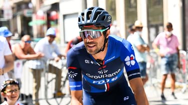 Thibaut Pinot le 20 juillet 2023 lors de la 18e étape du Tour de France