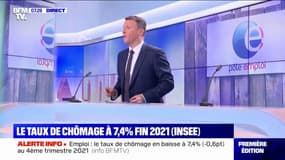 Le taux de chômage à 7,4% fin 2021, son plus bas niveau depuis 2008