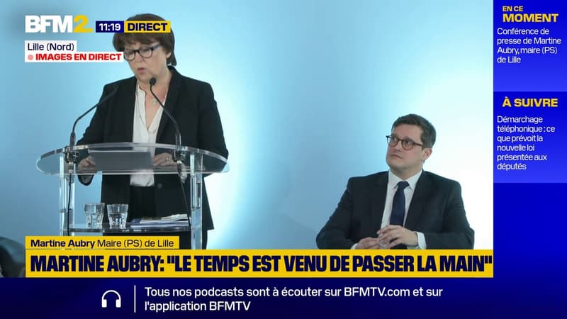 Martine Aubry ne 