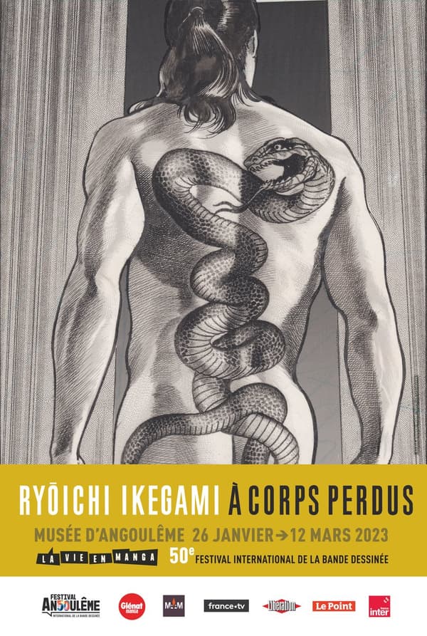 L'affiche de l'exposition Ikegami à Angoulême L'affiche de l'exposition Ikegami à Angoulême