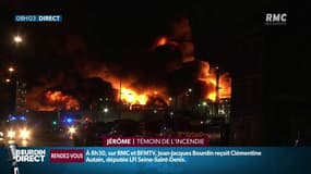 Incendie à Rouen: "J'ai vu le départ de l'incendie" témoigne Jérôme qui a prévenu les secours 