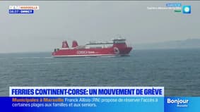 Ferries continent Corse : un mouvement de grève