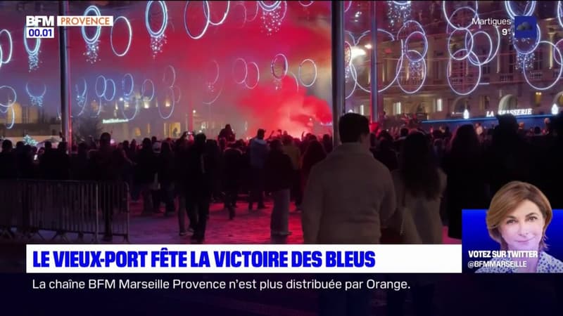 France-Maroc: scènes de liesse à Marseille après la victoire des Bleus