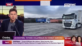 Les routiers, victimes collatérales du combat agricole