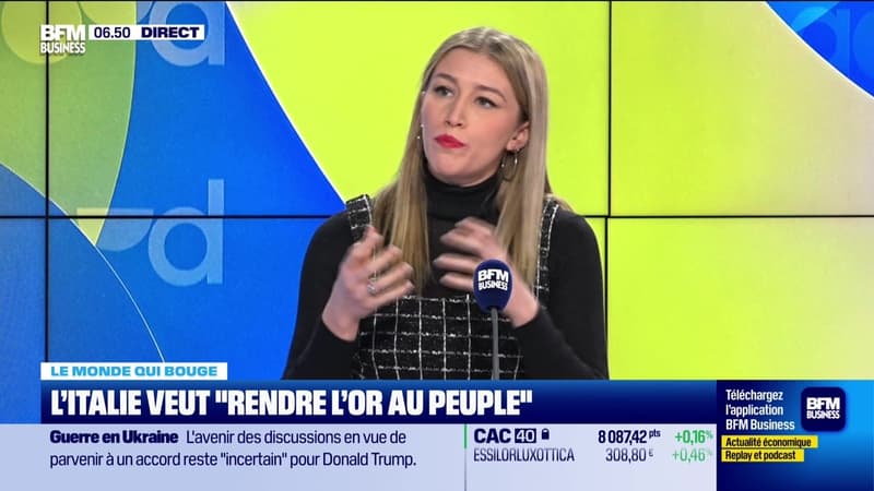 Annalisa Cappellini : L'Italie veut "rendre l'or au peuple" - 04/12