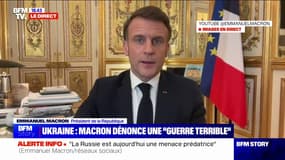 Emmanuel Macron: "On ne veut pas un cessez-le-feu qui soit une capitulation de l'Ukraine"