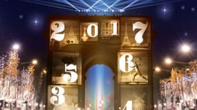 Les premières images du spectacle inédit de la mairie de Paris pour le Nouvel An sur les Champs-Elysées