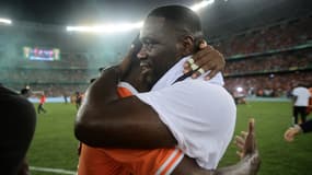 Emerse Faé lors de Côte d'Ivoire-Nigeria, le 12 février en finale de la CAN 2024