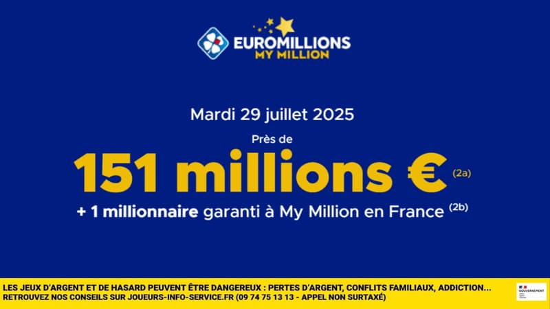 FDJ : la cagnotte Euromillions atteint les 151 millions d'euros aujourd'hui, et si vous tentiez de la gagner ? 