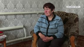 Kateryna, la veuve du civil ukrainien tué par un soldat russe condamné lundi 23 mai 2022 à la prison à vie, témoigne