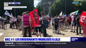 Lille: les syndicats d'enseignants et de lycéens se mobilisent pour un contrôle continu à 100%