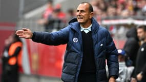 L'entraîneur de Montpellier Michel Der Zakarian le 6 octobre 2024