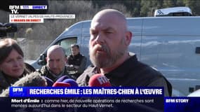 Mort d'Émile: "En ce moment sur le site [des recherches], on avait cinq chiens", indique le chef du groupe d'investigation cynophile de la gendarmerie nationale