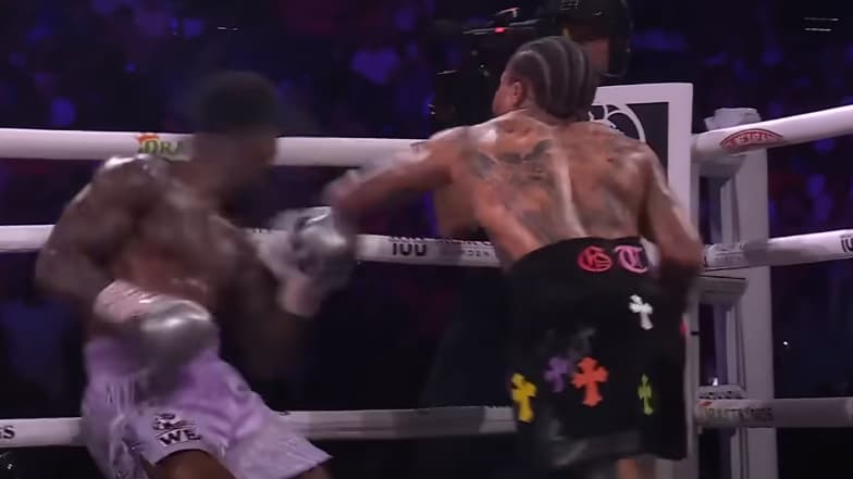 Gervonta Davis knocks out Frank Martin with an enormous knockout