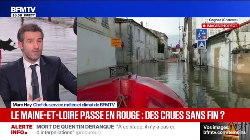 Intempéries/crues: le Maine-et-Loire passe en vigilance rouge