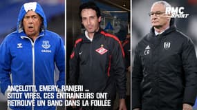 Ancelotti, Emery, Ranieri ... Sitôt virés, ces coachs ont retrouvé un banc dans la foulée