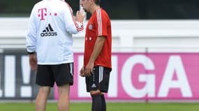 Louis Van Gaal et Franck Ribéry