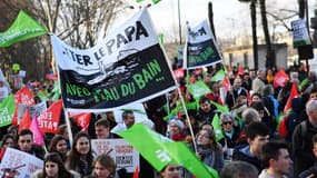 Les manifestants anti-PMA ce dimanche à Paris.