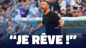 OM 2-0 Nice : "Je veux rêver mais..." l'ambition mesurée de coach De Zerbi