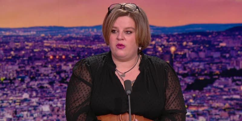 Séverine Vermard, mère de Lucas qui s'est suicidé en 2023 à l'âge de 13 ans, le 8 janvier 2025 sur BFMTV.