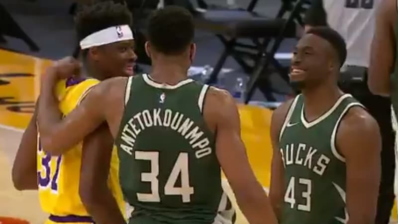 Basket: la très belle image des trois frères Antetokounmpo réunis sur un parquet NBA