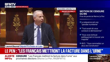 Budget: "La censure n'est ni une routine, ni un jeu", tonne Laurent Baumel, député PS 