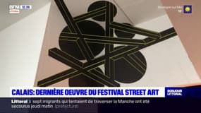 Calais: dernière oeuvre du festival de street art