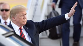 Donald Trump à son arrivée à Helsinki pour rencontrer Vladimir Poutine, le 15 juillet 2018.