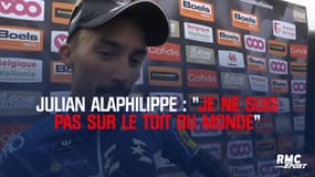 Julian Alaphilippe : "Je ne suis pas sur le toit du monde"