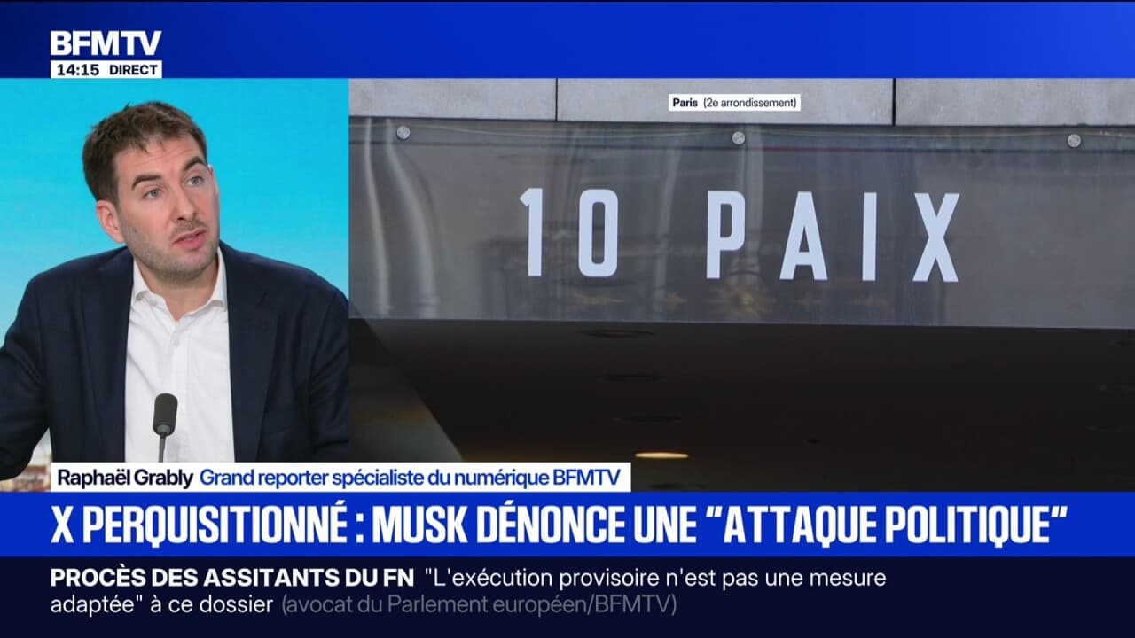 Les locaux de X France perquisitionnés: Elon Musk s'insurge contre sa ...