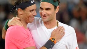 Rafael Nadal et Roger Federer