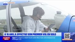 Calvados: à 16 ans, Lucas effectue son premier vol en solitaire et devient le plus jeune pilote d'Europe